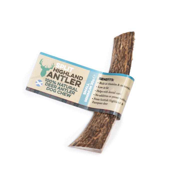 NOVA Dog Chew Highland Antler - Natural, long-lasting deer antler chew promoting dental health for dogs.