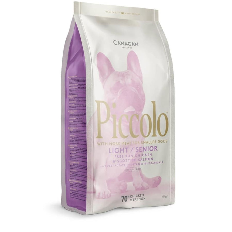 Piccolo Senior Light Dog Dry Food for Small Breed Dogs -Canagan5029040024543