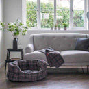 Plaid Oval Dog Bed - Zoon5050642042697