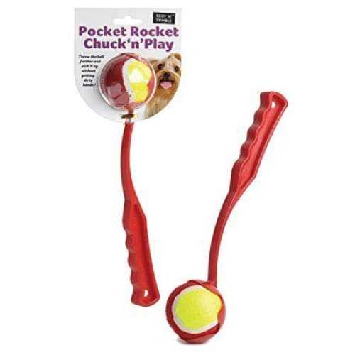 Pocket Rocket Chuck 'n' Play Ball Launcher Dog Toy - Sharples N Grant5055200219443