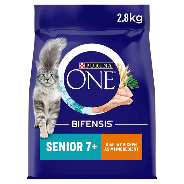 Purina One Cat Food - Senior+7 Cat Chicken 2.8Kg -Purina8445290026118