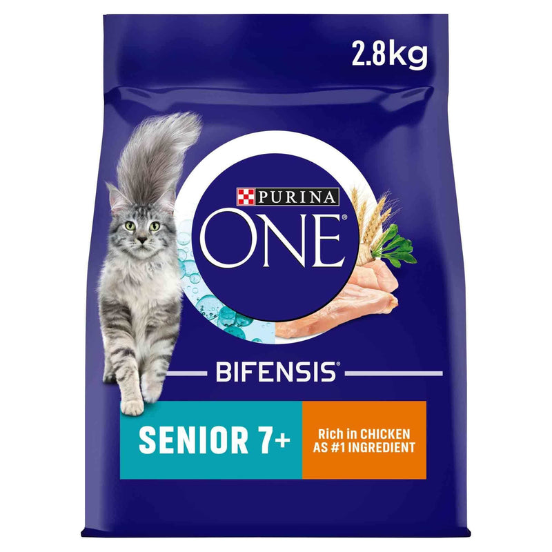 Purina One Cat Food - Senior+7 Cat Chicken 2.8Kg -Purina8445290026118