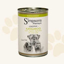 Simpsons Premium Kangaroo Casserole with Organic Vegetables Wet Dog Food - Simpsons5060318130627