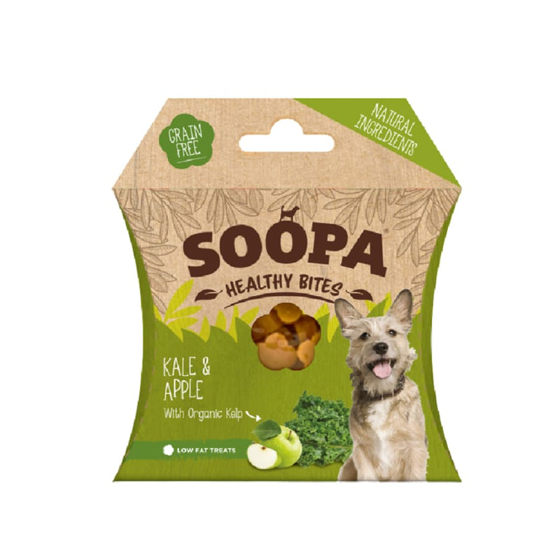 Soopa Kale & Apple Healthy Dog Bites -Soopa5060289920074