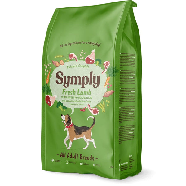 Symply Adult Lamb & Rice Dry Dog Food -Symply5029040050191