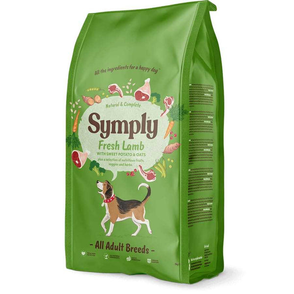 Symply Adult Lamb & Rice Dry Dog Food - Symply5029040050191