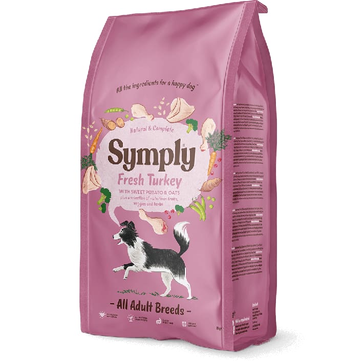 Symply Adult Turkey Dry Dog Food -Symply5029040050269