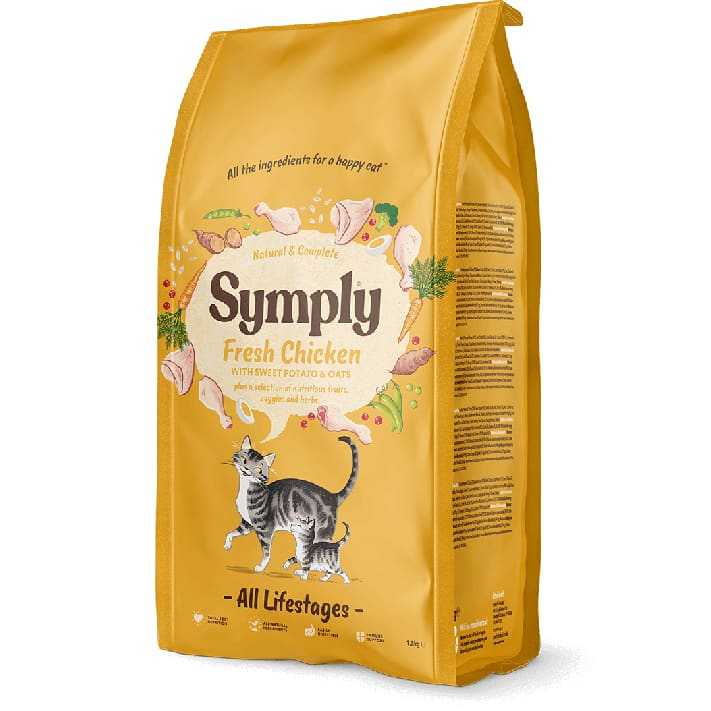 Symply Fresh Chicken Cat Dry Food for All Lifestages - nutritious balanced formula.