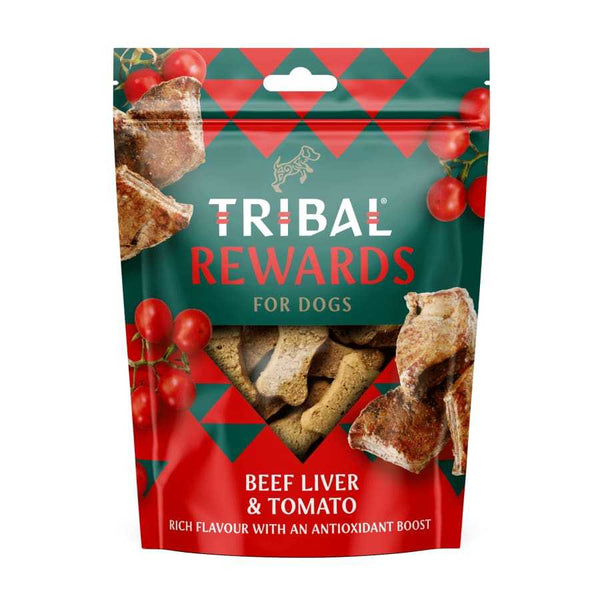 Tribal Beef, Liver & Tomato Dog Biscuits 125g -Tribal5060372411977