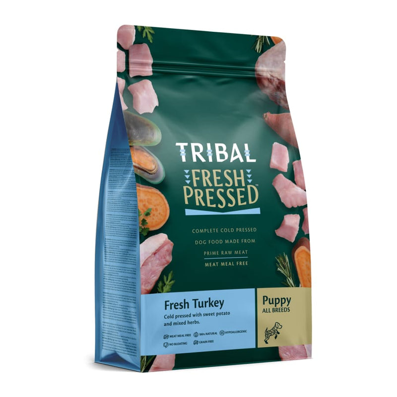 Tribal Fresh Turkey Puppy Cold Pressed Dog Food -Tribal5060372412653