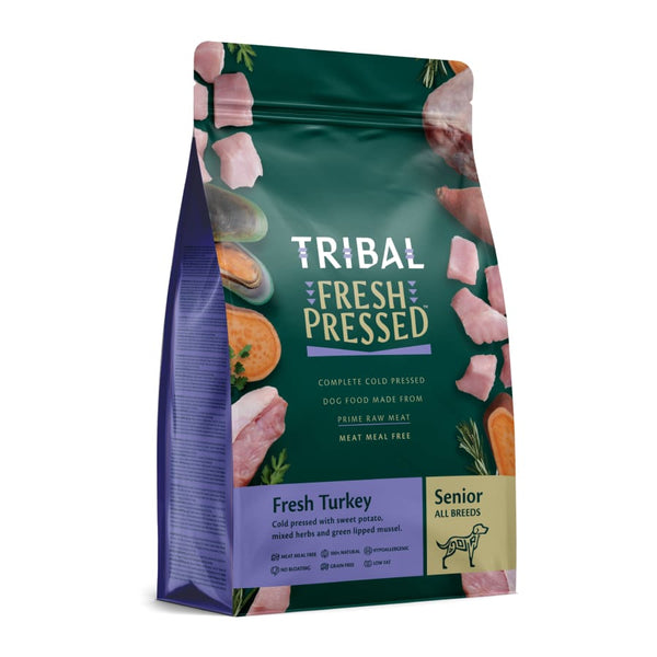 Tribal Fresh Turkey Senior Cold Pressed Dog Food -Tribal5060372412684