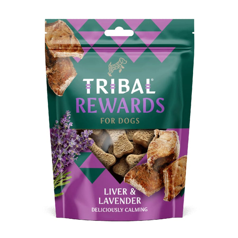 Tribal Liver & Lavender Dog Biscuits. 125g -Tribal5060372412028