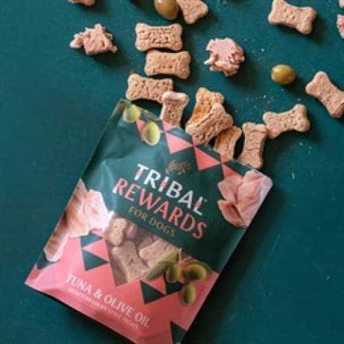 Tribal Tuna & Olive Oil Dog Biscuits. 125g -Tribal5060372411991