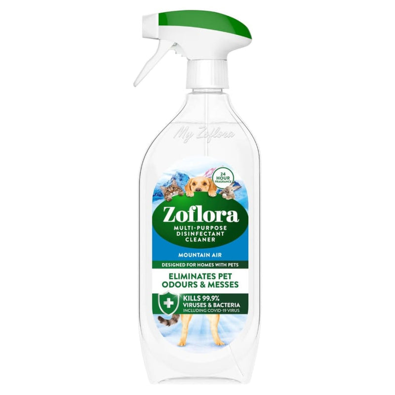 Zoflora Mountain Air Multipurpose Disinfectant Cleaner 800ml Trigger Spray -Zoflora5011309058413